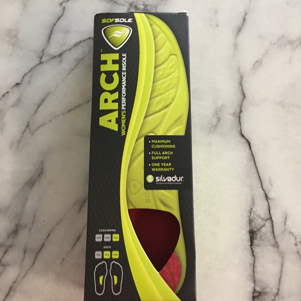 Arch women’s performance Insole NIB sz 5-7.5